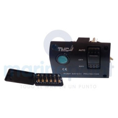 Taiwan Marine Corporation - PANEL INTERRUPTOR BOMBA ACHIQUE, ON-OFF-AUTO, TMC 10620-12, 118 x 87mm