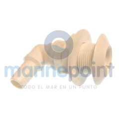 PASACASCOS NYLON CODO, 90º 3/4" (19mm)