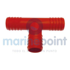 EMPALME "T" 19mm, ROJO