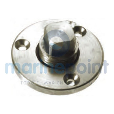 CONDUCTO DESAGÜE INOX c/TAPON INOX ROSCADO