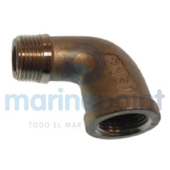 Maestrini - CODO INOX M-H 90º, 1", MAESTRINI