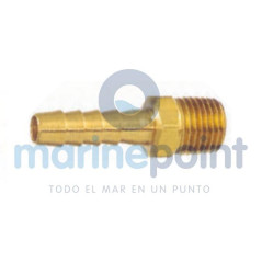 ENTRONQUES LATON NPT 1/4" x 3/8" (2)