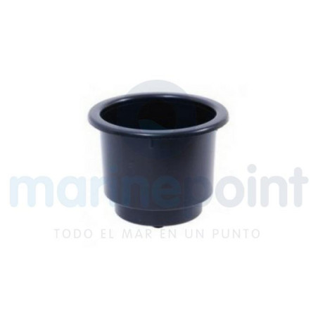 POSAVASOS EMPOTRADO 100mm NEGRO