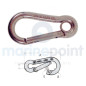 MOSQUETON INOX CERRADO, 13mm, KONG