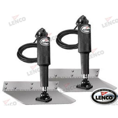 Lenco - FLAPS LENCO c/PLANCHAS, 23x23cm, KIT 12v, SIN INTERRUPTOR