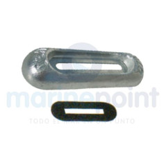 Mgduff - ANODO PLACA 1.2 Kg REGULABLE, -RO