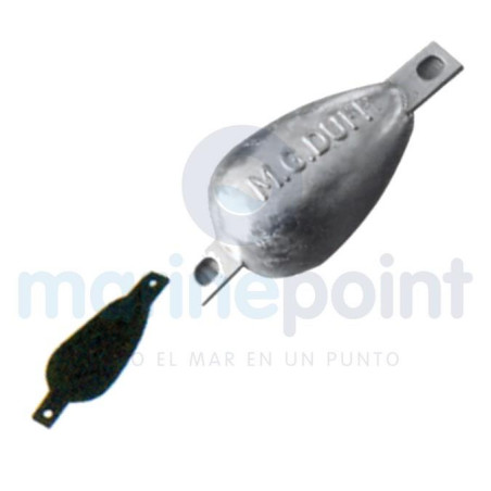 Mgduff - ANODO PEZ c/PLACA 2,1 Kg.