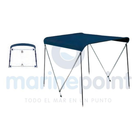 Ocean South - TOLDO BIMINI 2 ARCOS, 130/150cm, AZUL