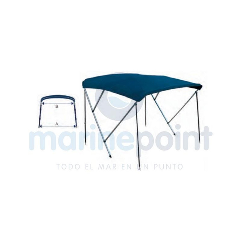 TOLDO BIMINI 3 ARCOS, 170/180cm, AZUL