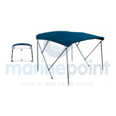 Ocean South - TOLDO BIMINI 3 ARCOS, 170/180cm, AZUL