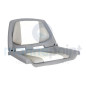 ASIENTO PLEGABLE FISHERMAN GRIS/BLANCO