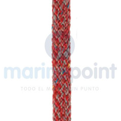 Poly Ropes - DRIZA POLY-BRIDE 32, GRIS/ROJO, 12mm, p/m