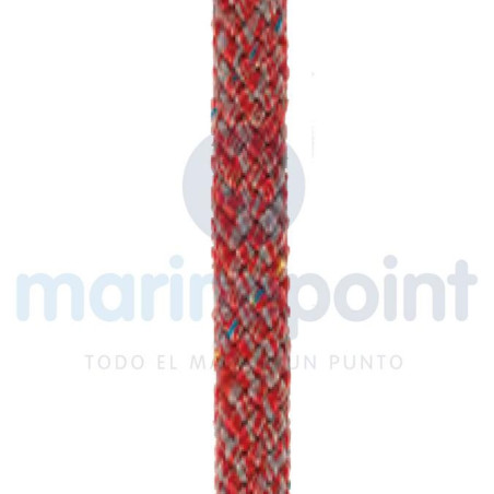 Poly Ropes - DRIZA POLY-BRIDE 32 - GRIS/ROJO 12mm, p/m