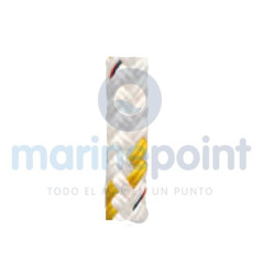 Poly Ropes - DRIZA POLY-BRAID-16, 6mm, AMARILLO, p/m