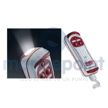 MANDO PULSADOR QUICK, 2 PULS.+ LED, c/CABLE