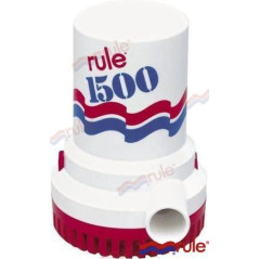 Rule - BOMBA ACHIQUE RULE 1500 gph / 5700 l/h, 12v, SUMERGIBLE