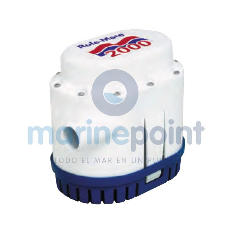 BOMBA ACHIQUE RULE-MATE, 12v, 1500 Gph (5700 l/h) c/SENSOR NIVEL AUTOMATICO...