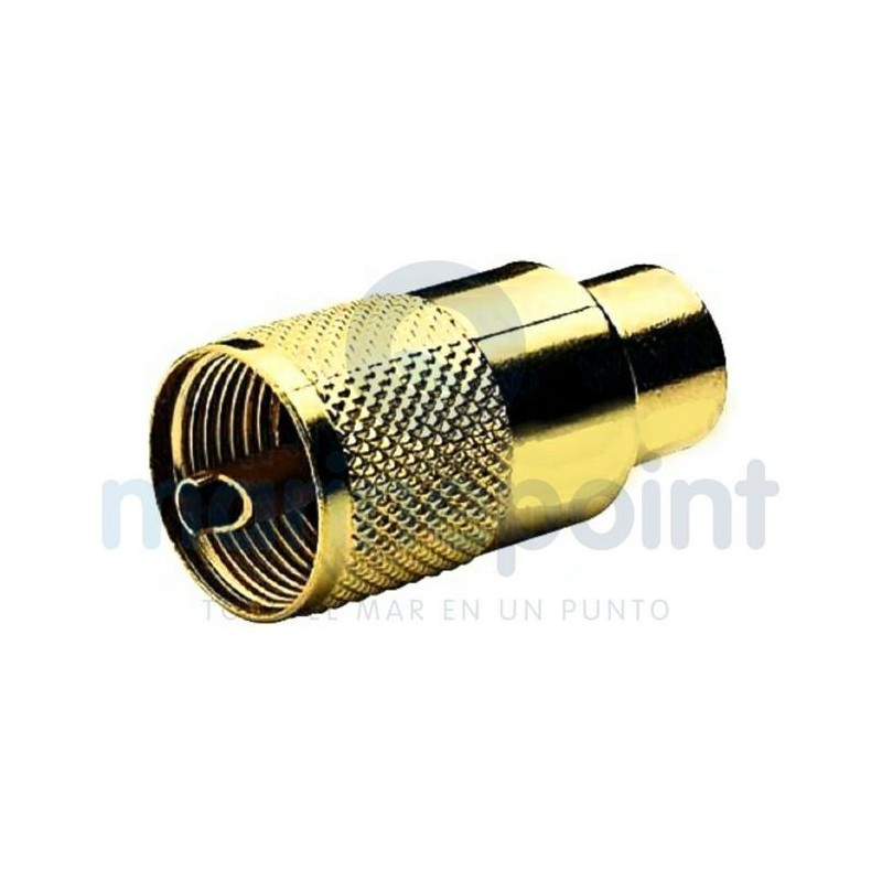 CONECTOR PL259 GOLD p/RG213