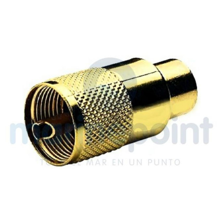 CONECTOR PL259 GOLD p/RG213