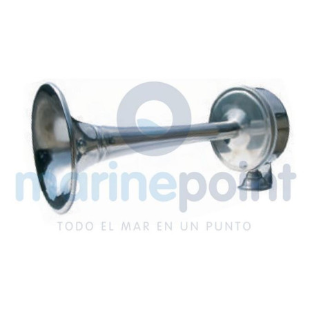 BOCINA ELECT.DUK 12v INOX, TROMPETA