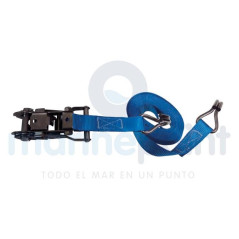 TRINCAJE CINCHA AMARRE INOX 1-1/16" AZUL 4,5 m.