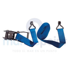 CINCHA AMARRE INOX  2" AZUL 8 m.