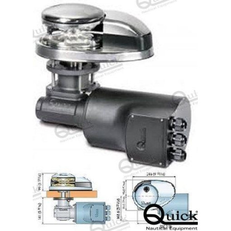 MOLINETE QUICK PRINCE DP3-1012, 12v 1000w s/c.