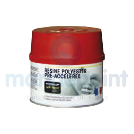 RESINA POLIESTER+CATALIZADOR 375gr