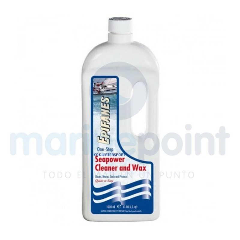 LIMPIADOR ABRILLANTADOR c/CERAS DE CARNAUBA, SEAPOWER 5L