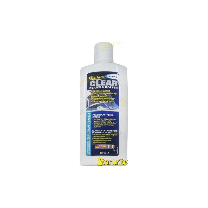 ABRILLANTADOR Y PULIMENTO DE PLASTICO, STAR BRITE, 250ml