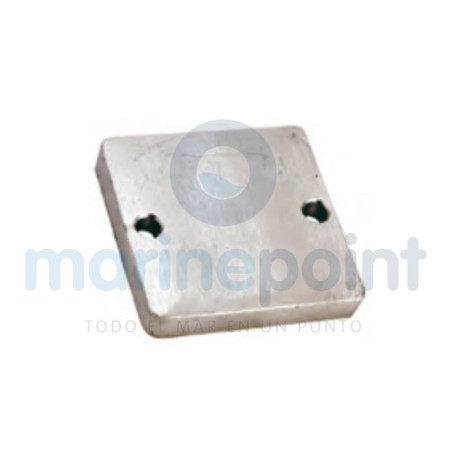 ANODO PLACA Zn, 64x64x10