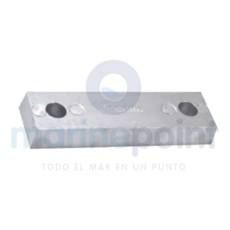 Tecnoseal - ANODO PLACA RIVA 200 x 60 x 30mm, Zn