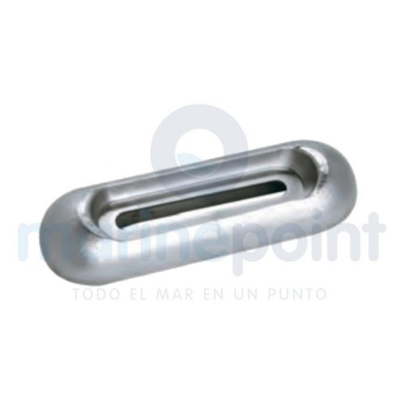 ANODO PLACA ZINC 3,5Kg, 400 x 60 x 30mm