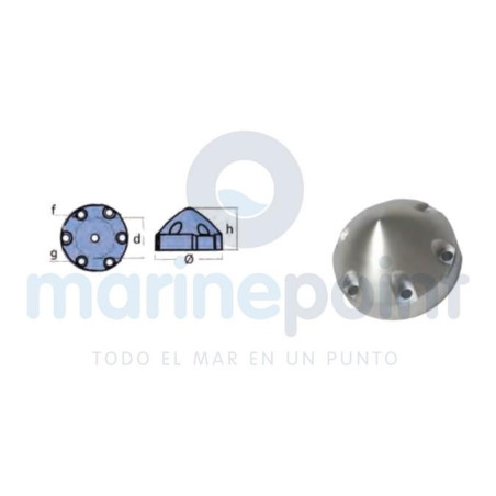 Tecnoseal - ANODO MAX PROP 42mm