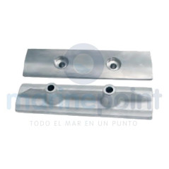 Tecnoseal - ANODO YAMAHA, PLACA ALUMINIO, 15-20 Hp