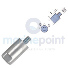 Tecnoseal - ANODO YANMAR, BARRA MOTOR (CMC-300), 27200-300400