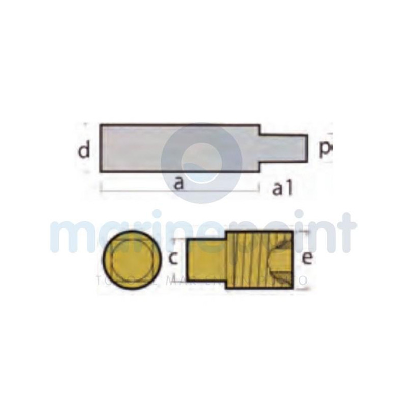 ANODO GM REFRIGERACION, 02001