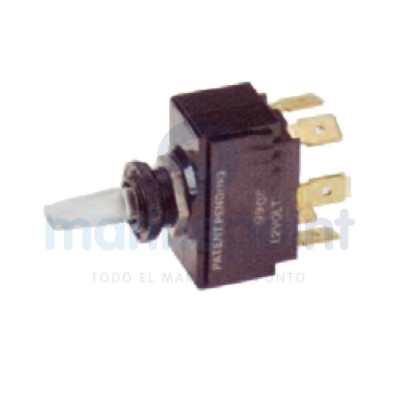 INTERRUPTOR ON/OFF PALANCA c/LUZ, 12v, 20A, 4 TERMINALES