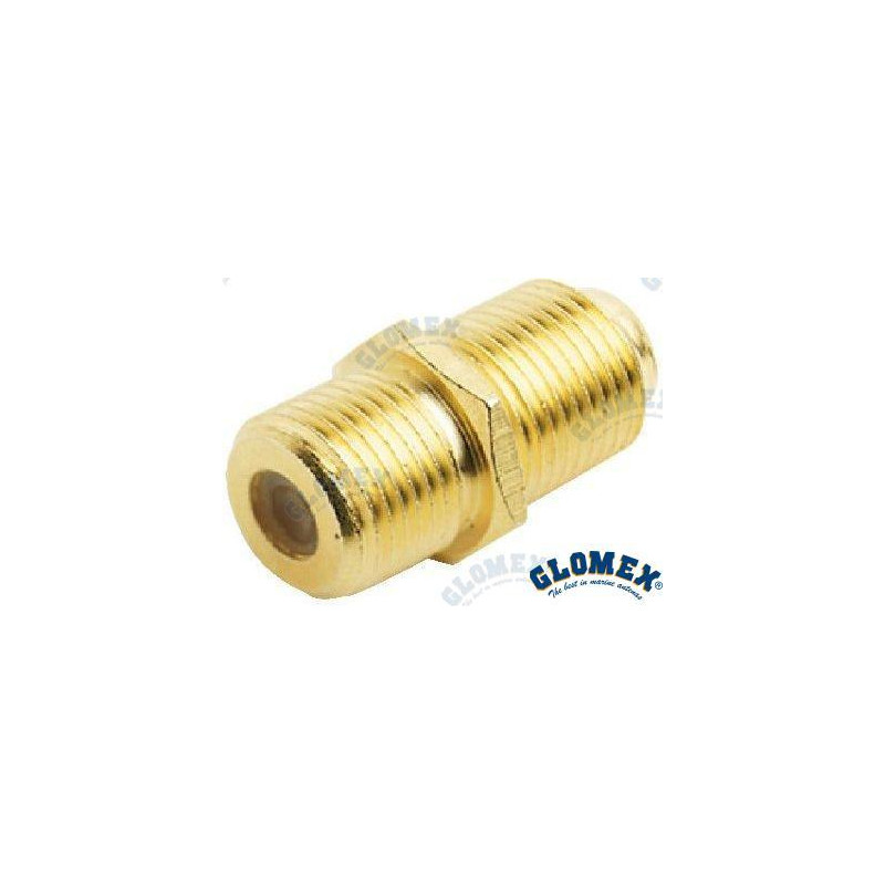 CONECTOR F MACHO A F MACHO, GLOMEX