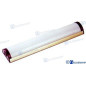 FLUORESCENTE DOBLE, BASE ALUMINIO DORADO, 01823, 24v, 2 x 8w, 375 x 75 x 38mm...