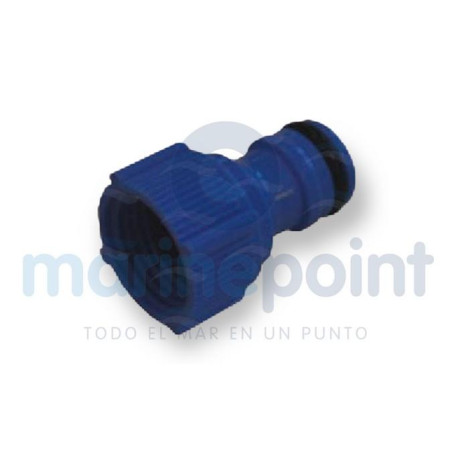 CONEXION GRIFO HEMBRA, 1/2", AZUL