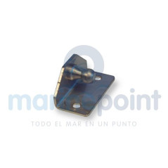 SOPORTE L, 45 x 24 x 24 c/BOLA INOX 10mm