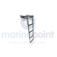 ESCALERA INOX BAJO PLATAFORMA PLEG. 3p, 300 x 395 x 75mm (04954303)