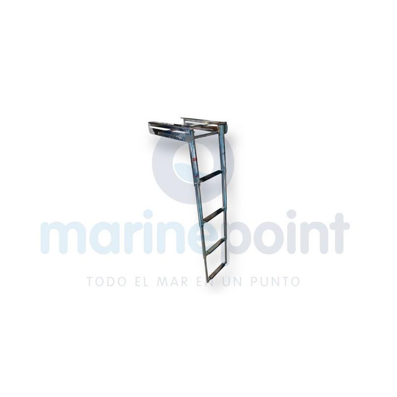 ESCALERA INOX BAJO PLATAFORMA PLEG. 3p, 300 x 395 x 75mm (04954303)