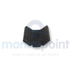 SOPORTE PLACA CURVO c/GOMA