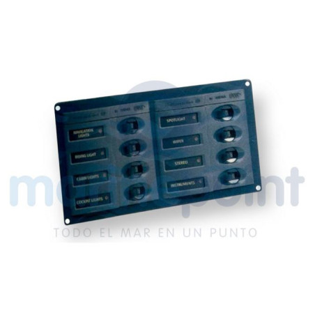 Hella - PANEL HELLA 8 pos. HORIZ.12v GRIS...