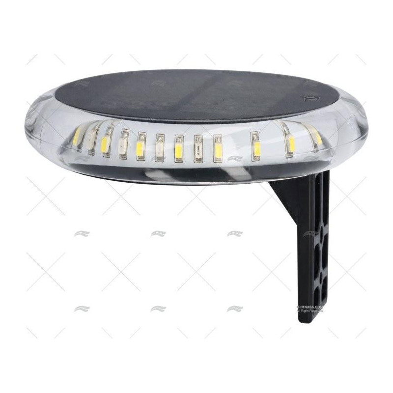 LUZ NAVEGACION TRICOLOR, LED, SOLAR, 360º c/MANDO REMOTO