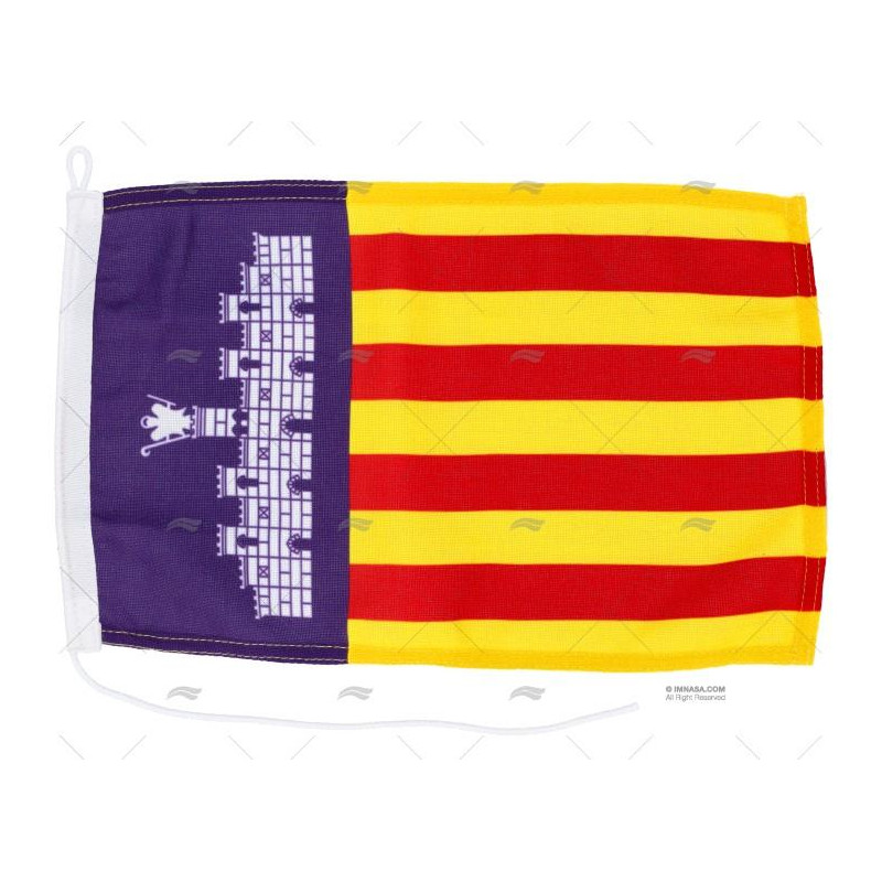 BANDERA MALLORCA, 30 x 20 cm, POLIESTER + CALIDAD