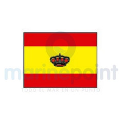 BANDERA ESPAÑA ADHESIVO, c/CORONA 210 x 140mm