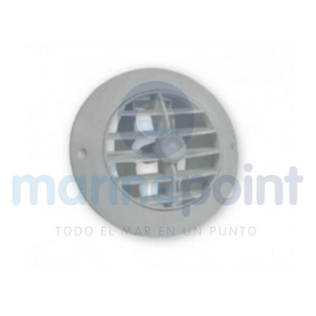 Thermowell - REJILLA PVC REDONDO 100mm BLANCA, p/AIRE ACOND.